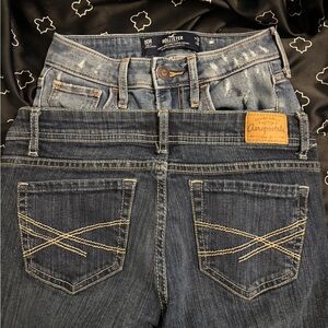 Aeropostale and Hollister Women's Blue Jeans